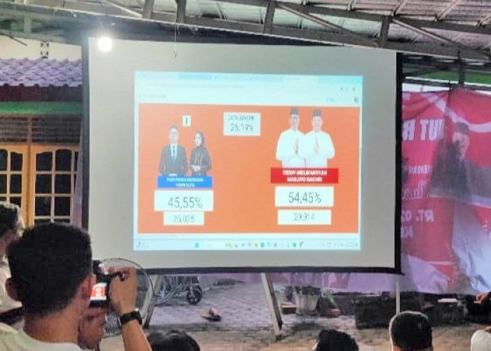 Hasil Quick Count Pilkada OKU 2024, Perolehan Suara Paslon Teddy-Marjito Tembus 54,45 Persen