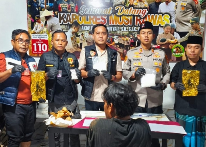 Kurir Sabu 2 Kg Ditangkap Saat Coba Kabur di Megang Sakti Mura