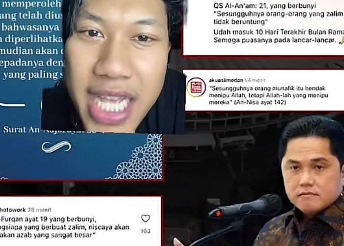 Wuiiih, Erick Thohir Posting Ayat Usaha dan Balasan Sempurna Langsung Dibalas Ayat ‘Orang Zalim’ Sama Netizen