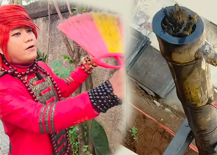 Bambu Keluar Air di Cianjur Netizen Minta Pesulap Merah Bongkar Triknya 