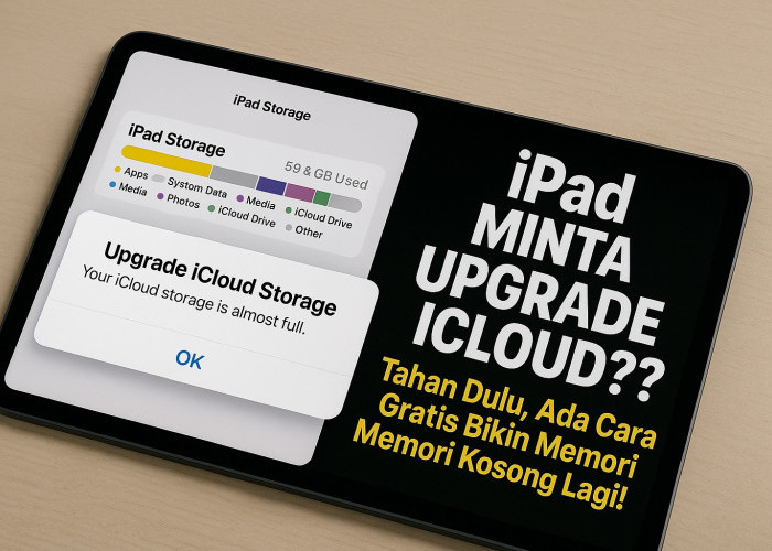 iPad Minta Upgrade iCloud? Tahan Dulu, Ada Cara Gratis Bikin Memori Kosong Lagi!