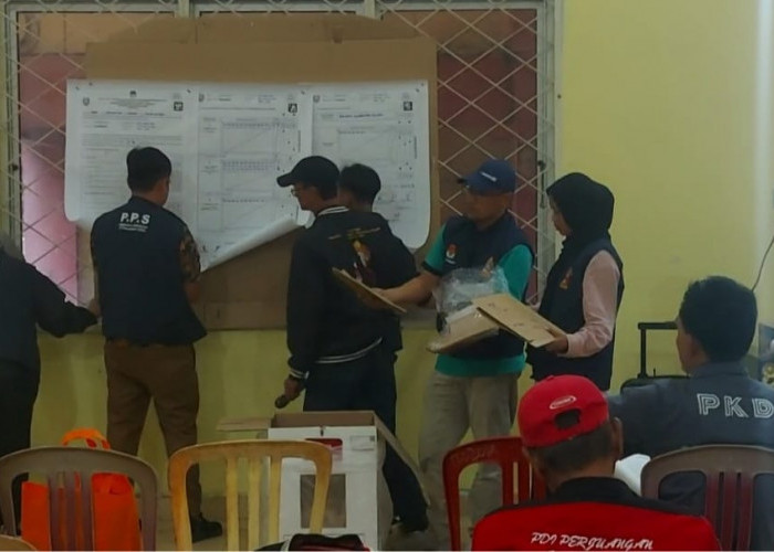 Rapat Pleno Terbuka Rekapitulasi Penghitungan Suara Tingkat Kecamatan Ilir Timur I Palembang Berjalan Lancar