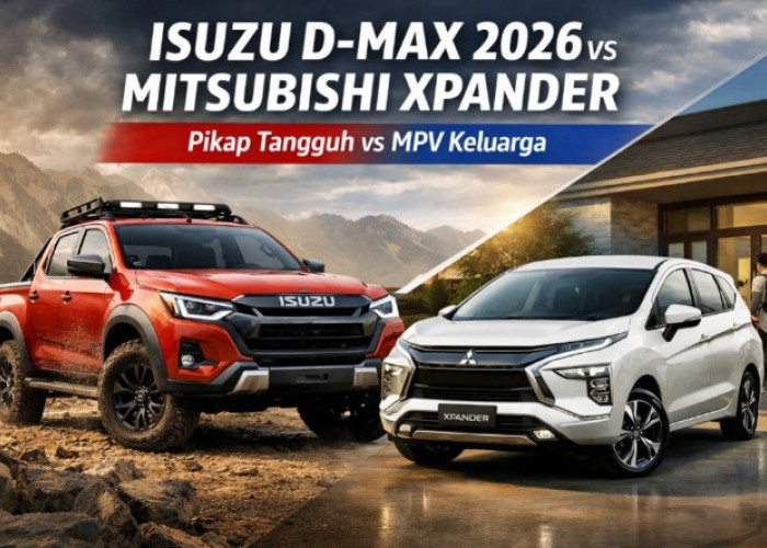 Adu Tangguh Isuzu D-Max 2026 vs Mitsubishi Xpander, Mana Paling Worth It Layak Diincar?