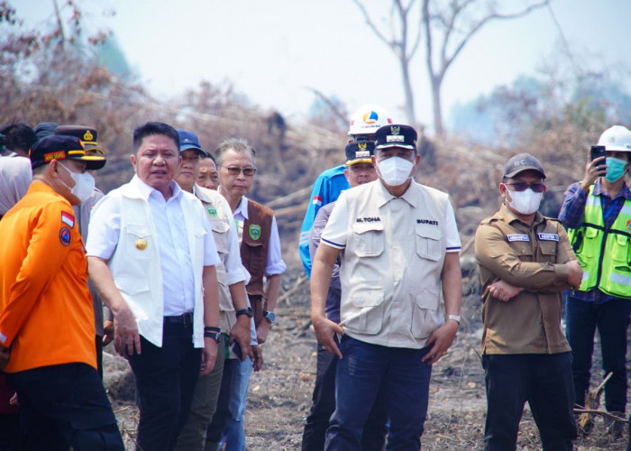 Muba Dapat Banpres Rp20 M, Bupati Toha: Fokus untuk Padamkan Api dan Lindungi Warga