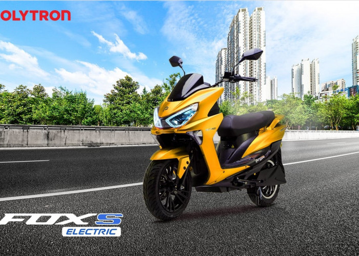 Polytron Fox S, Motor Listrik Murah Cocok Penggunaan Dalam Kota, Bisa Mundur Otomatis dan Sewa Baterai 
