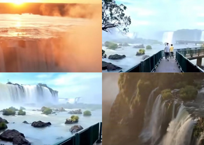 Air Terjun Iguazu Falls di Perbatasan Argentina dan Brazil, Ada Kerongkongan Iblis Tersembunyi, Benarkah?