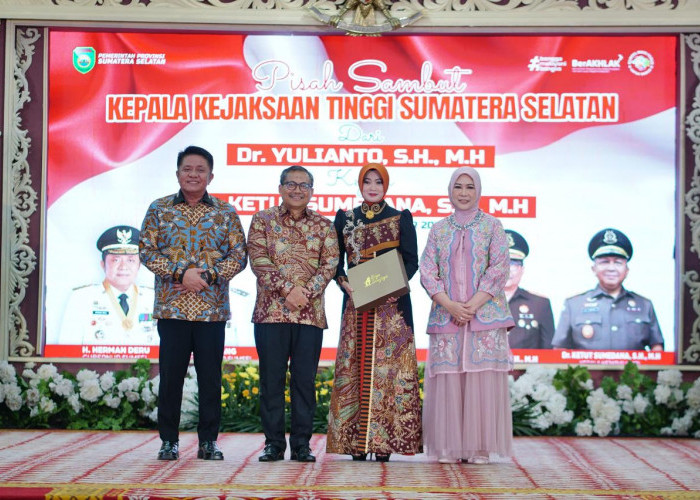 Pisah Sambut Kajati Sumsel, Herman Deru Tekankan Kolaborasi Hukum dan Pemerintahan