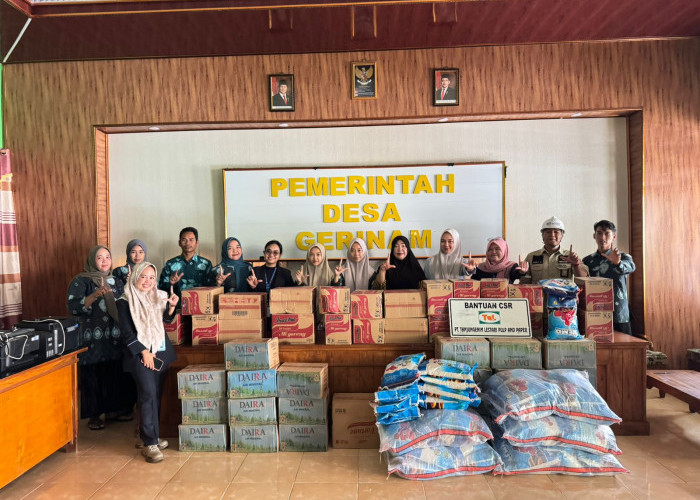 Tanggap Darurat Banjir, PT TeL Salurkan Bantuan bagi Warga Desa Sekitar Perusahaan