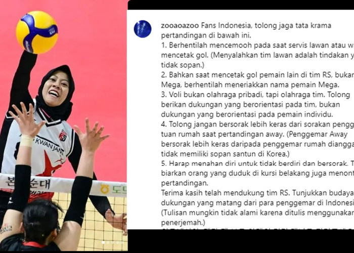 Suporter Indonesia Mendapat Peringatan Keras Usai Kemenangan Red Sparks Lawan Al Pappers 