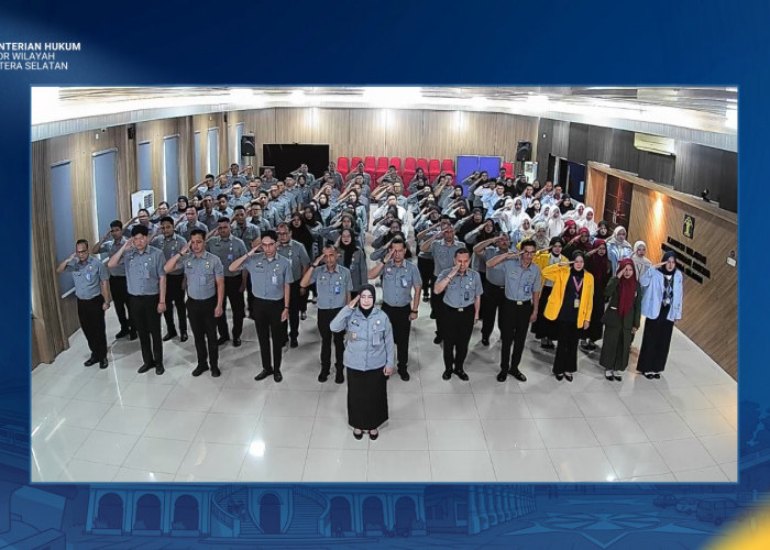 Ikuti Apel Bersama Kemenko Kumham Imipas, Kemenkum Sumsel Perkuat Sinergi dan Komitmen Pelayanan