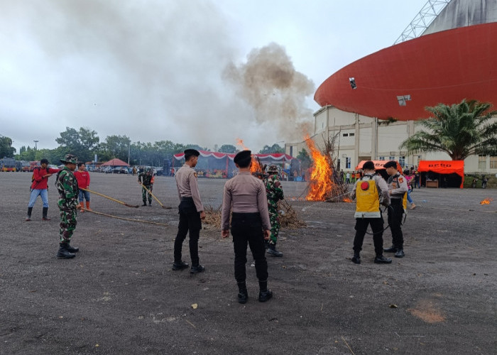 Kabupaten OKI Gelar Apel Kesiapsiagaan Karhutla 2025