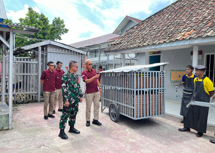 Personel TNI dan Polri, Siap Back Up Pengamanan di Lapas Tanjung Raja Ogan Ilir