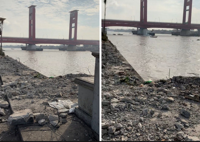 Revitalisasi, Pelataran Benteng Kuto Besak Diratakan, Tapi Pengunjung Masih Dipungut Parkir