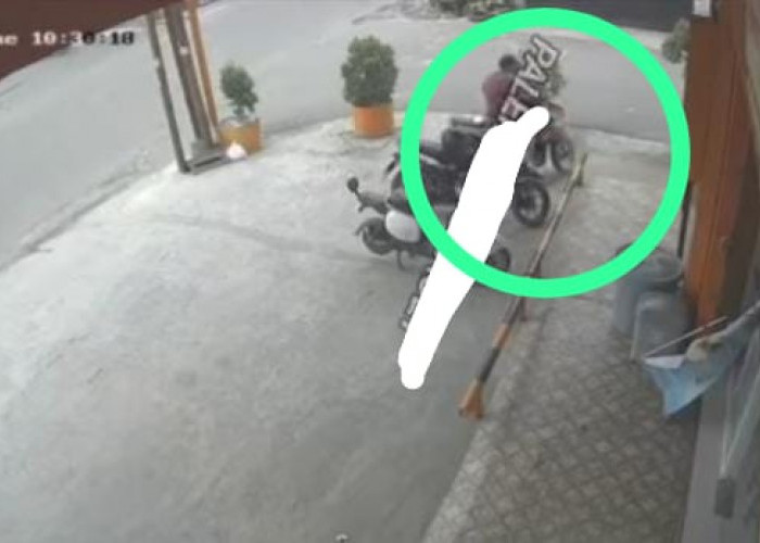 Beli Obat Namun Gasak Motor Karyawan, Curanmor Beraksi di Parkiran Apotek di Perumahan OPI Jakabaring 