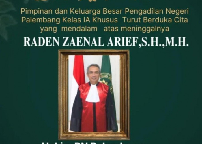 Raden Zaenal Arief Sosok Hakim Teladan yang Tutup Usia, Dikenang Karena Integritas dan Keteladanan