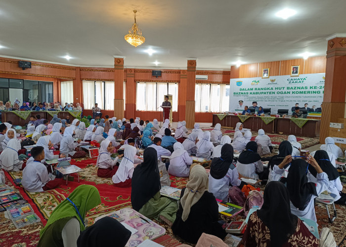 Penderita Tuberkulosis Diberikan Asupan Makanan Bergizi Tinggi di HUT Baznas ke-24 OKI