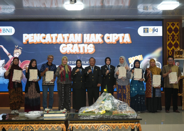 Peringati Hari Pengayoman ke-81, Kanwil Kemenkum Sumsel Sukseskan Program 1000 Hak Cipta Gratis Se-Indonesia