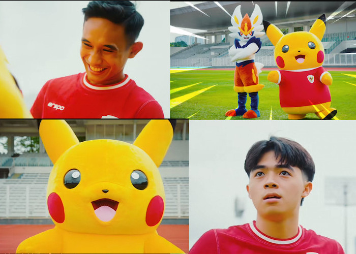 WADUH, Timnas Indonesia Resmi Kerjasama Bareng Pokemon, Justin Hubner Pasti Bahagia Syukuran 7 Hari 7 Malam  