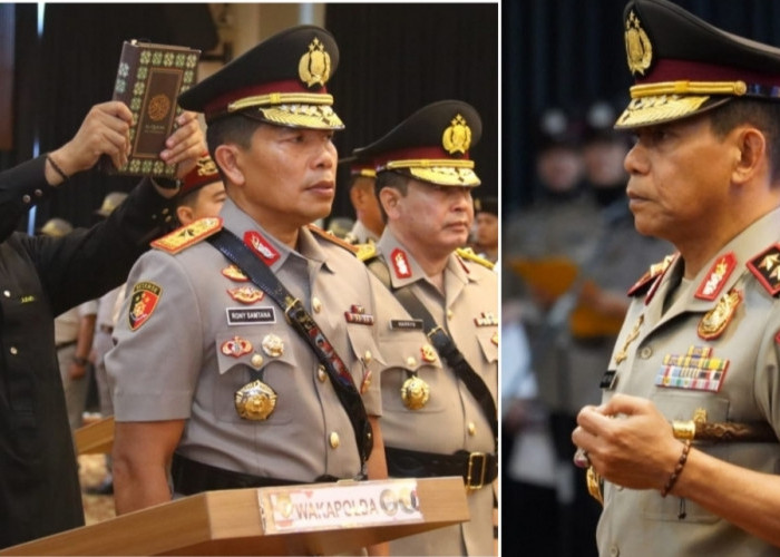 Mutasi Besar di Polda Sumsel, Kapolda Irjen Andi Rian Pimpin Sertijab Wakapolda dan Kapolres