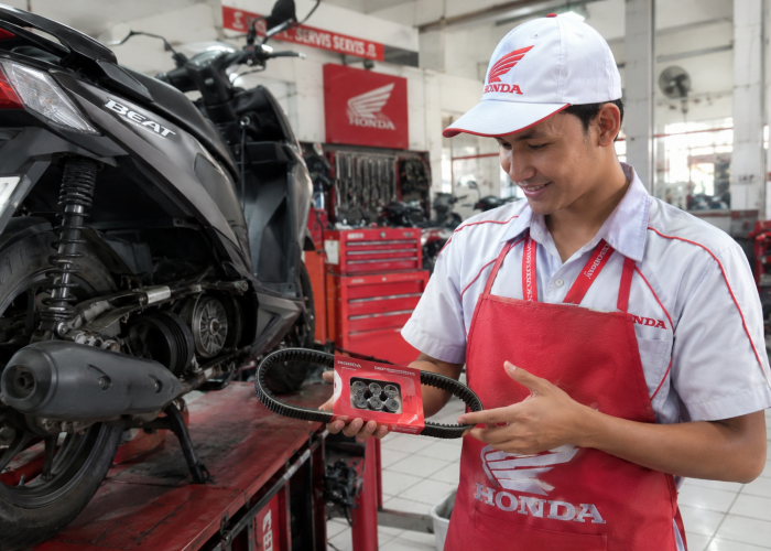 Tarikan Motor Matic Honda Mulai Kurang Greget? Bisa Jadi V-Belt Butuh Dicek