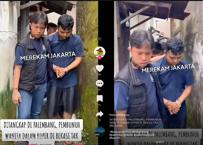 Pembunuh Mayat Wanita Dalam Koper di Bekasi Akhirnya Terciduk di Palembang 