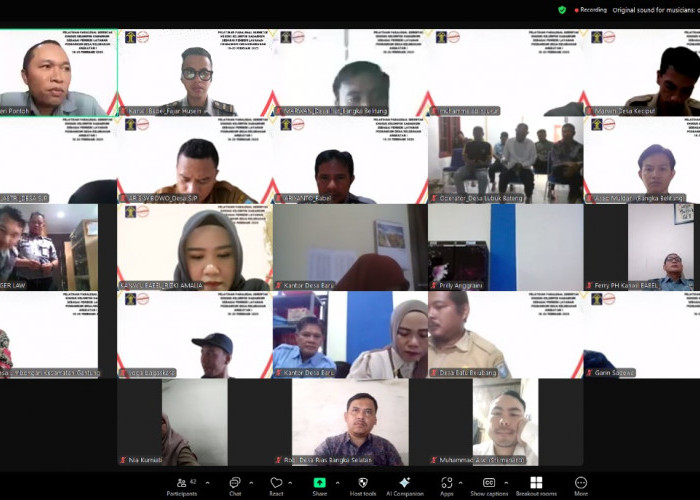116 Peserta Lolos Verifikasi Pelatihan Paralegal Serentak Angkatan II di Babel, Siap Tingkatkan Akses Keadilan
