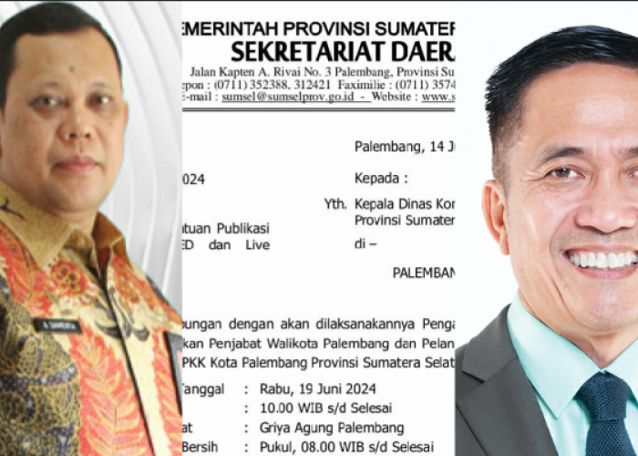 Profil Lengkap Ucok Abdul Rauf Damenta Calon Pengganti Pj Wali Kota Palembang, Ratu Dewa Pamit Maju Pilkada