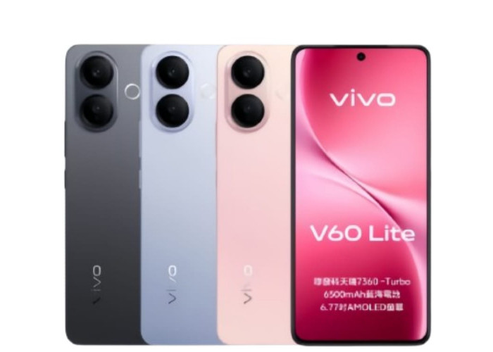 Vivo V60 Lite Hadir dengan Desain Modern, Performa Tangguh dan Kamera Canggih