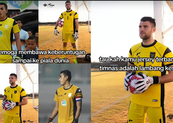 Merinding, Jersey Baru Kiper Timnas Garuda Mirip Baju Legenda ‘Nomor 1’ Persela Lamongan yang Dikenal Setia  