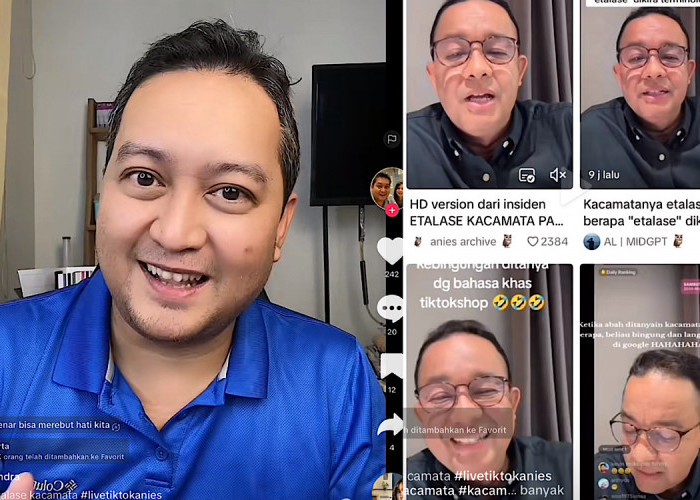 Pak Anies Itu Kacamatanya di Etalase Berapa? Momen Kocak Netizen Bertanya di Live TikTok Tahun Baru 2024  