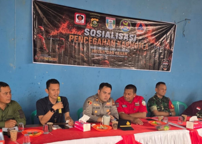 Cegah Karhutla Meluas, Polda Sumsel Gandeng TNI, Manggala Agni, Warga hingga Perusahaan di Banyuasin