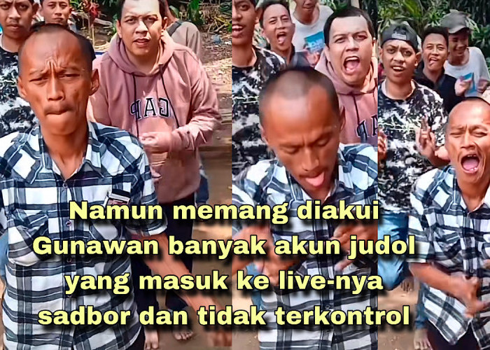 Gunawan Sadbor Bantah Terlibat Judol Tapi Akui Banyak Akun Judi Online Yang Menonton Livenya Tak Terkontrol 