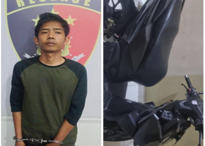 Gadaikan Motor Teman Seharga Rp 10 Juta, Pria di Ogan Ilir Kini Diamankan Unit Reskrim Polsek Tanjung Raja