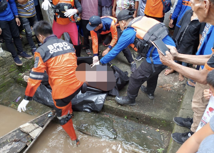 Kernet Mobil Pengangkut Telor Tenggelam di Sungai Tanjung Raja Ogan Ilir, Ditemukan 100 Meter dari Titik Awal