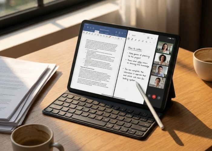 Baca, Ngetik, Meeting Sekaligus, Huawei MatePad 12 X Ternyata Kuat Banget