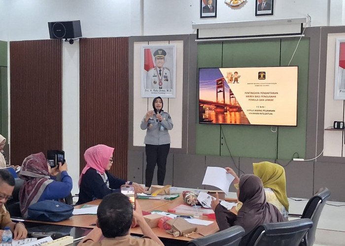 Kanwil Kemenkum Sumsel Dorong Perempuan Pelaku UMKM Lindungi Merek Melalui Bimbingan Teknis Branding