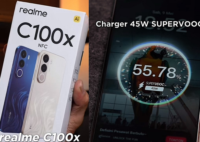 HP Baterai Besar & Durabilitas Tinggi, Realme C100x Kuat Dilindas Sepeda Motor