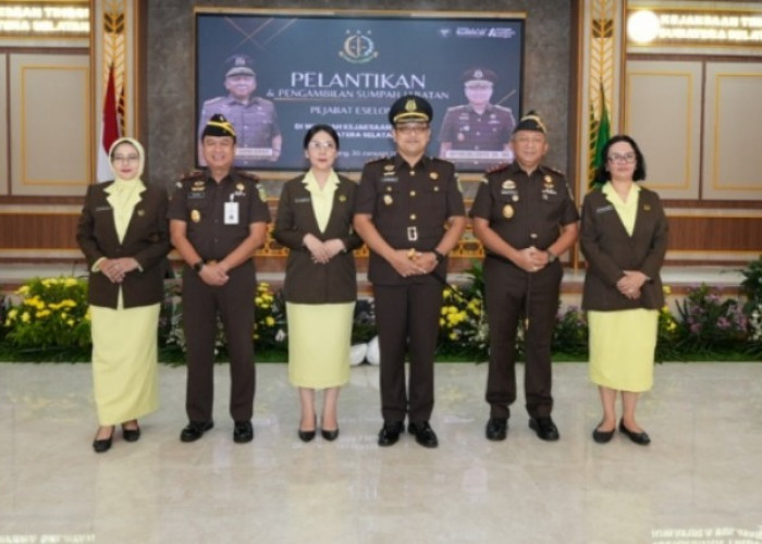 Kajati Lantik Kajari OKU Selatan Bambang Setiawan, Sosok Jaksa Teladan Peraih Adhyaksa Awards
