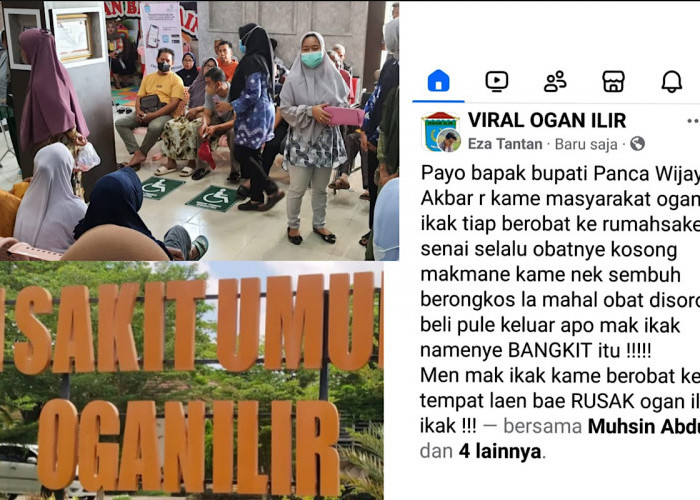 KOCAK, RSUD Ogan Ilir Tempat Berobat Tapi Pasien Selalu Tak Dapat Obat