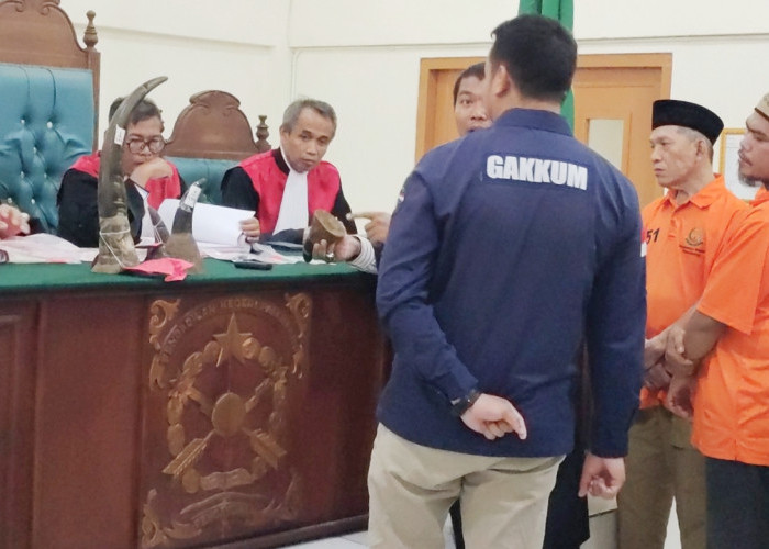 Barang Bukti Cula Badak-Gading Gajah Senilai Rp43,3 Miliar Ditampilkan, Terdakwa Terancam Maksimal Penjara