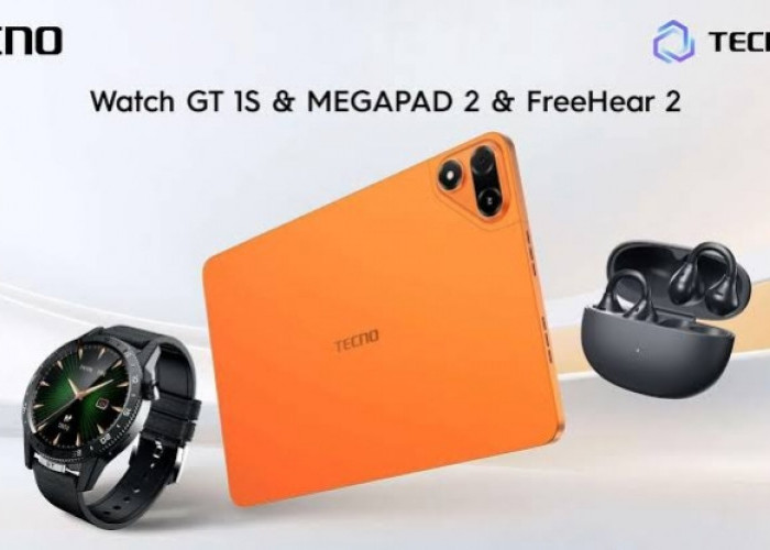 Tablet Terbaru Tecno Megapad 2 Usung Desain Tipis dengan Dukungan Fitur AI Canggih