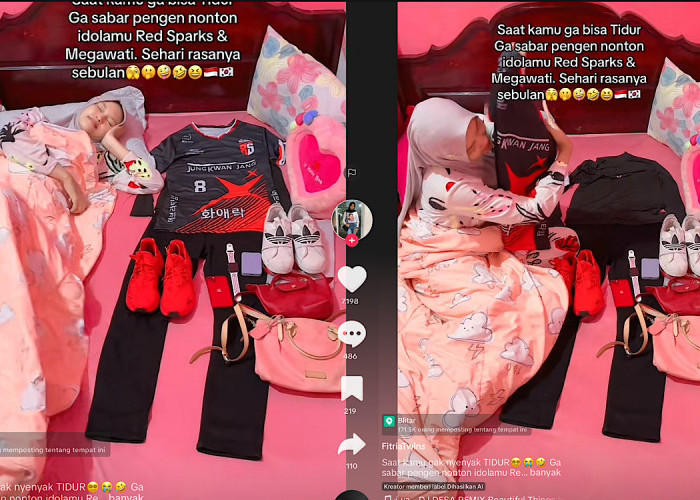 Fans Tidur Bareng Outfit Red Sparks Sampai Nggak Bisa Terlelap Pengen Cepat Jumpa Megawati Hari Ini