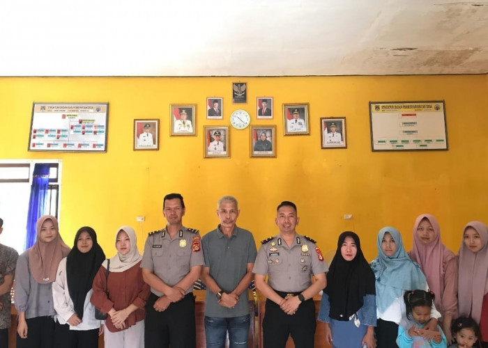 Sat Binmas Polres Muratara Sosialisasikan Kampung Anti Narkoba di Desa Lubuk Kemang