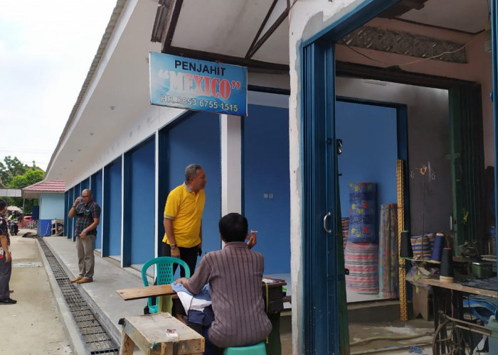 Revitalisasi Kios Pasar Kayuagung Selesai 100 Persen, Akan Diserahkan ke Kementerian Perdagangan