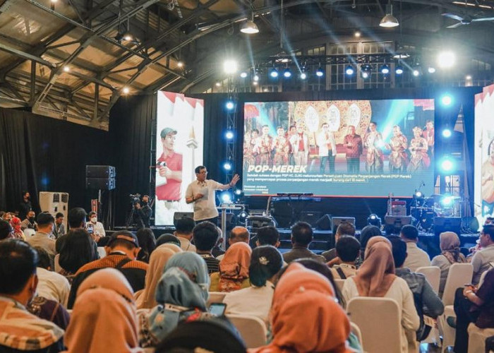 Menkumham Yasonna Laoly Sapa Komunitas dan UMKM Jakarta di Pos Bloc