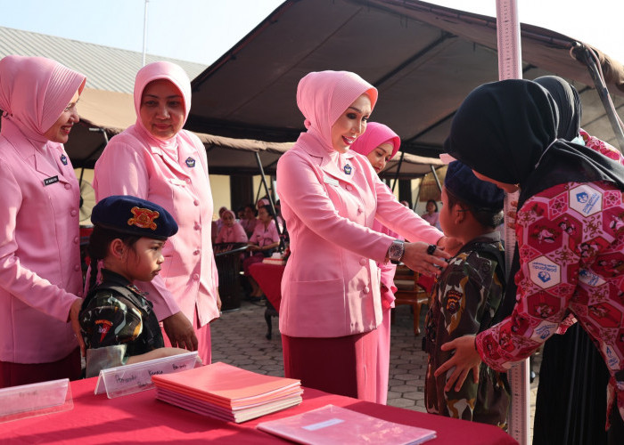 Deteksi Secara Dini Penyakit Mata pada Anak, Bhayangkari Daerah Sumsel Gelar Bakti Sosial