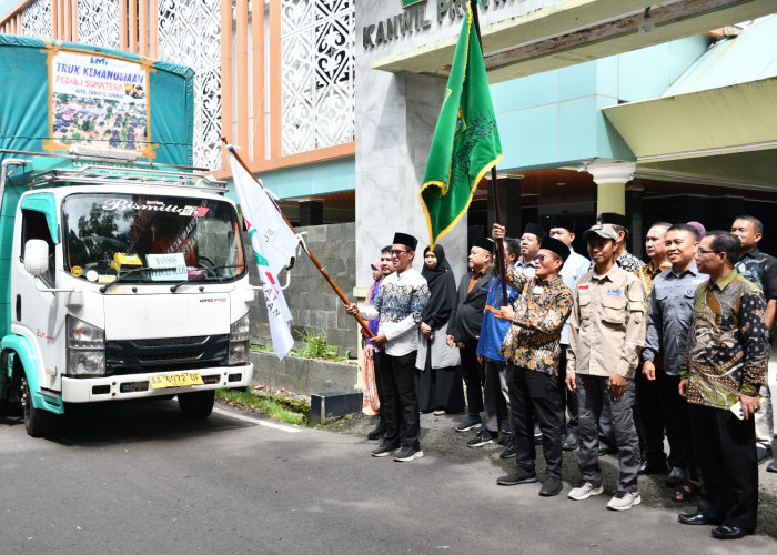 3 Truk Bantuan Kemanusiaan untuk Penyintas Bencana Sumatera Diberangkatkan, Bawa Bantuan Logistik