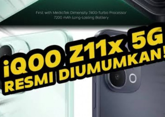 Baterai Jumbo 7.200mAh Jadi Andalan! iQOO Z11x 5G Resmi Dijual, Siap Gebrak Pasar Kelas Menengah