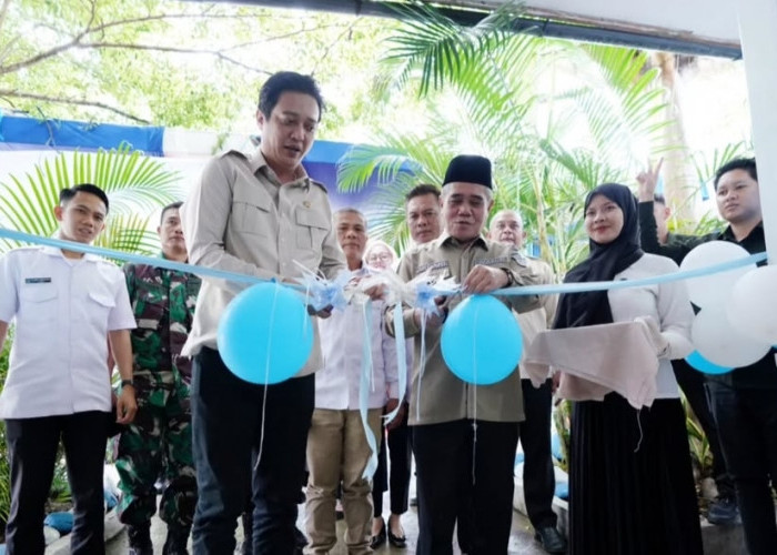Resmikan Dapur MBG Desa Tanjung Baru Petai 2, Wabup Ogan Ilir Minta Perhatikan Standar Gizi dan Higienitas