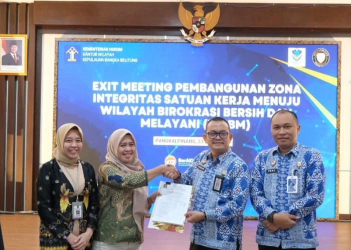 Tim Itjen Nyatakan Kanwil Kemenkum Babel Memenuhi Syarat WBBM 2026